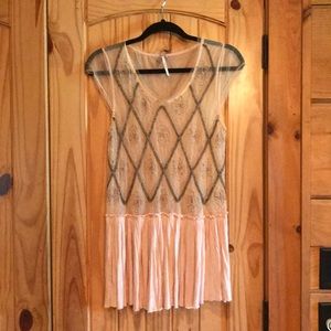 Free People sheer tunic